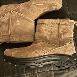 Merrell Men's Brown Suede Ankle Boots